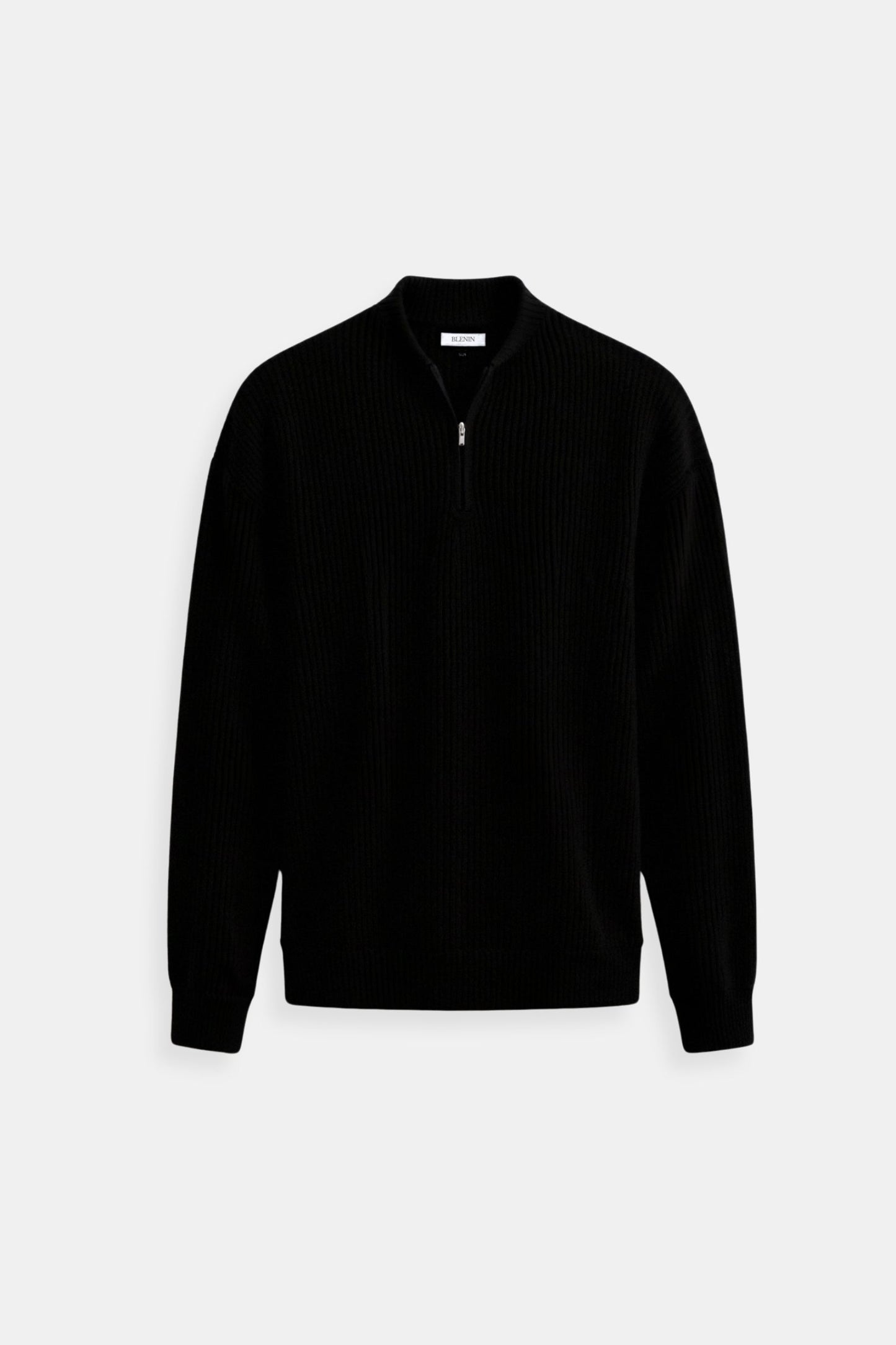Klassischer Strickpullover mit Reißverschluss – Zeitlos & Komfortabel