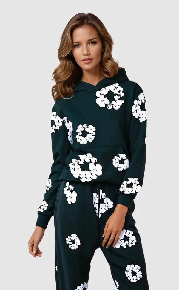 Blumen Tränen | Eleganter Tracksuit – Stilvolles Design für Komfort und Bewegungsfreiheit
