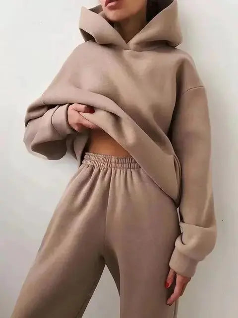 Elly | Kapuzenpulli und Jogginghosen Set für Damen