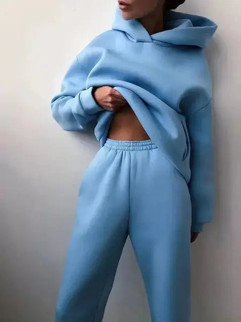 Elly | Kapuzenpulli und Jogginghosen Set für Damen