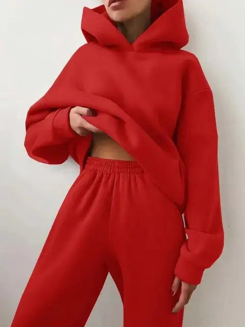 Elly | Kapuzenpulli und Jogginghosen Set für Damen