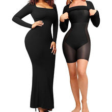 MOLIVIO | Ingebouwde Shapewear Kerst Jurk | 1+1 Gratis