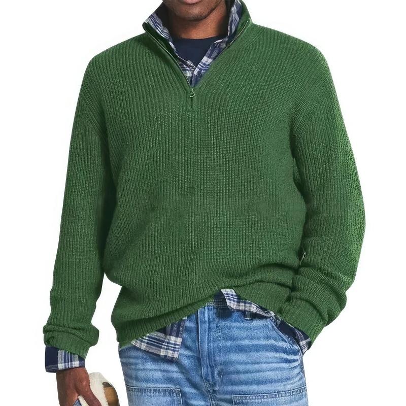 Adelbert | Strickpullover mit Reißverschluss