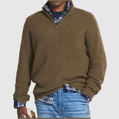 Adelbert | Strickpullover mit Reißverschluss