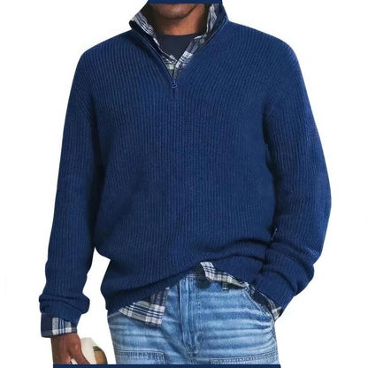 Adelbert | Strickpullover mit Reißverschluss